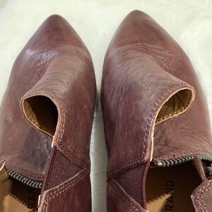 Lucky Brand Burgundy Ankle Booties